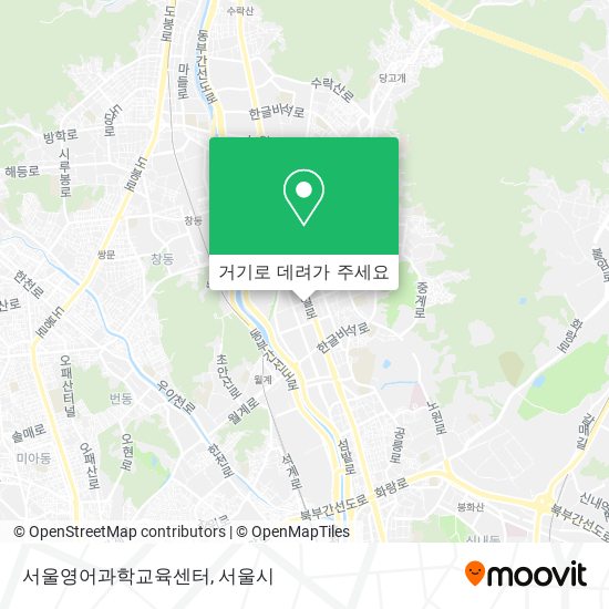 서울영어과학교육센터 지도