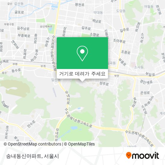 송내동신아파트 지도