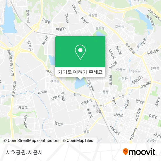 서호공원 지도