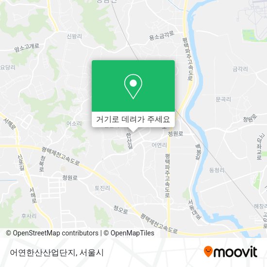 어연한산산업단지 지도