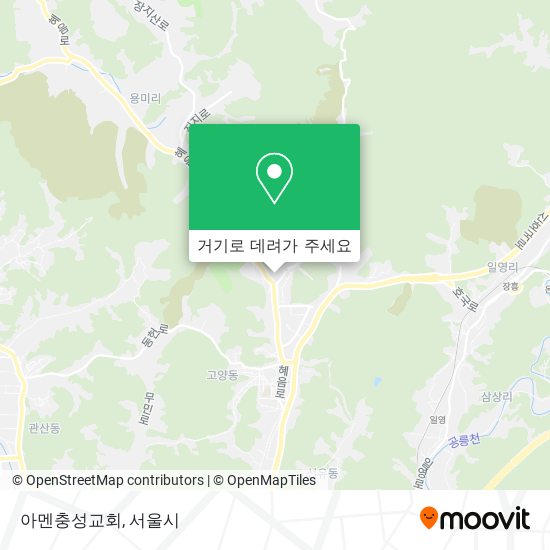 아멘충성교회 지도