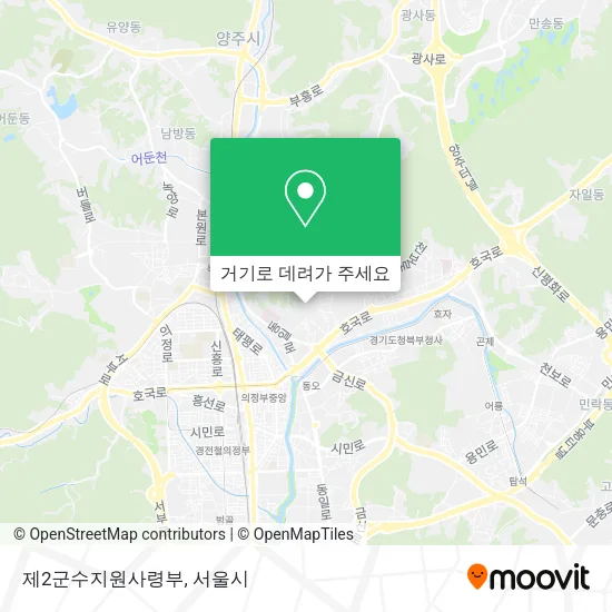 제2군수지원사령부 지도