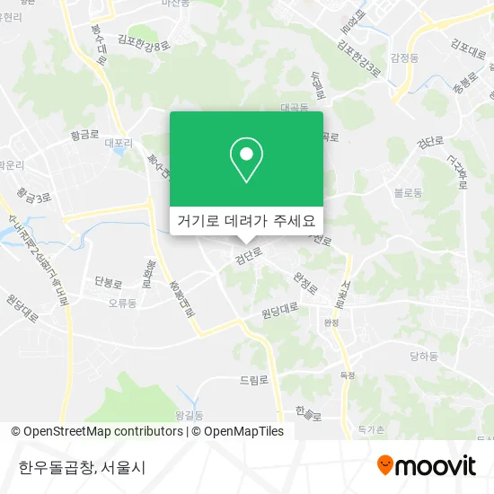 한우돌곱창 지도