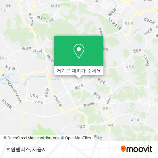 초원팰리스 지도