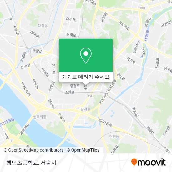 행남초등학교 지도
