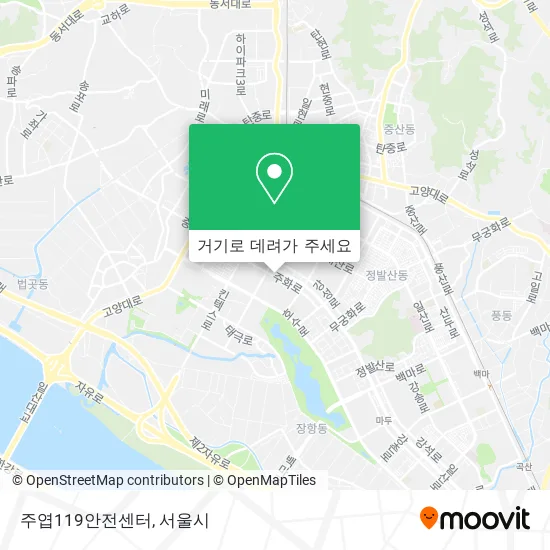 주엽119안전센터 지도