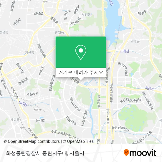 화성동탄경찰서 동탄지구대 지도
