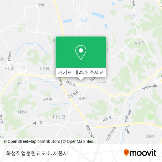 화성직업훈련교도소 지도