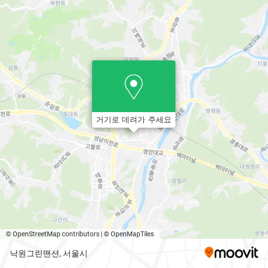 낙원그린맨션 지도