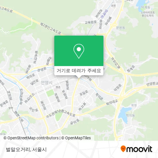 벌말오거리 지도