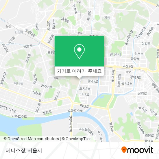테니스장 지도