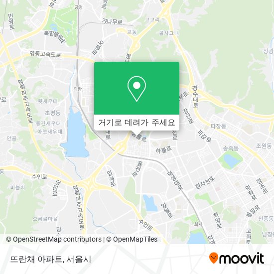 뜨란채 아파트 지도