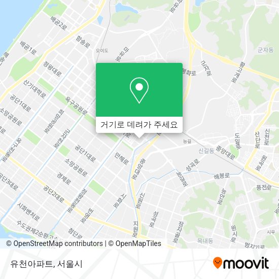 유천아파트 지도