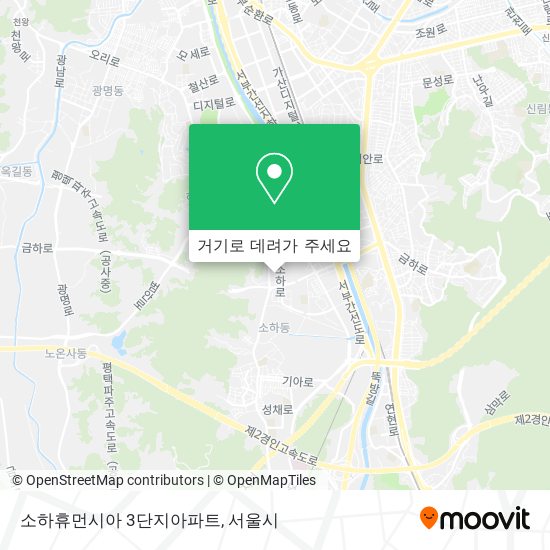 소하휴먼시아 3단지아파트 지도