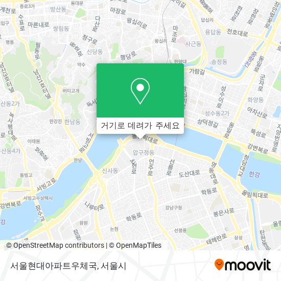서울현대아파트우체국 지도