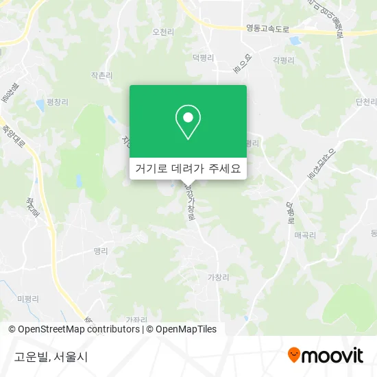 고운빌 지도