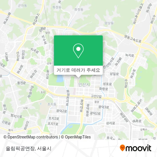 올림픽공연장 지도