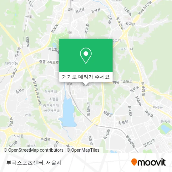 부곡스포츠센터 지도