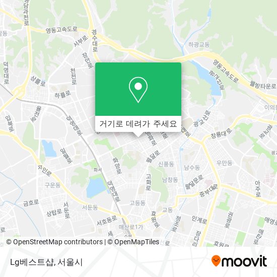 Lg베스트샵 지도