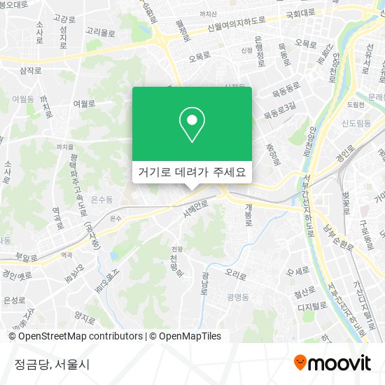 정금당 지도