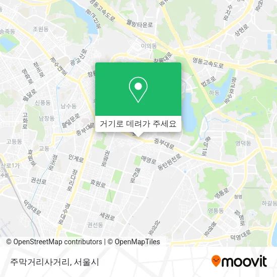 주막거리사거리 지도