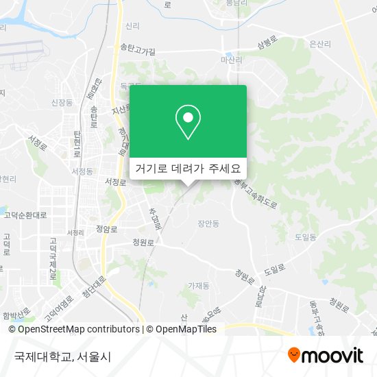 국제대학교 지도