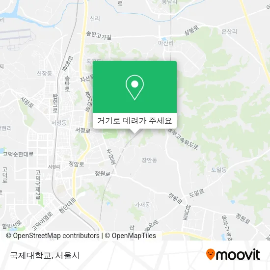 국제대학교 지도