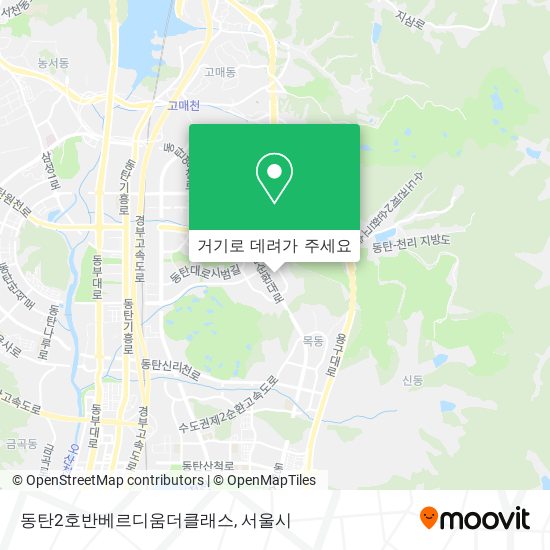 동탄2호반베르디움더클래스 지도