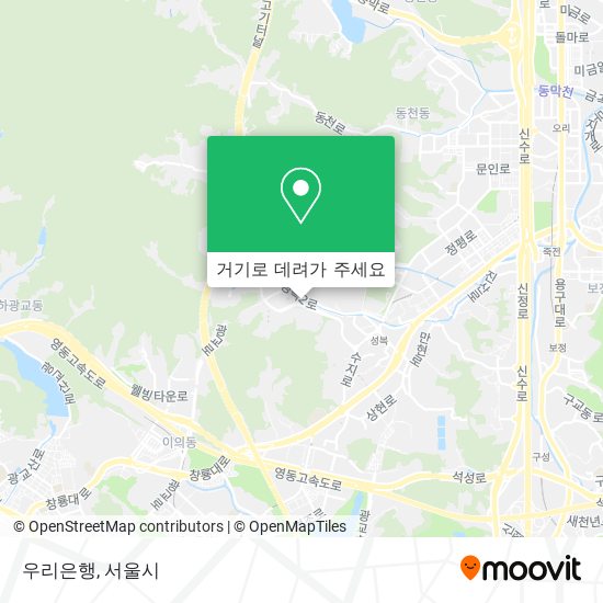 우리은행 지도