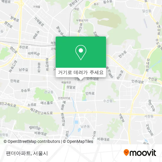 팬더아파트 지도