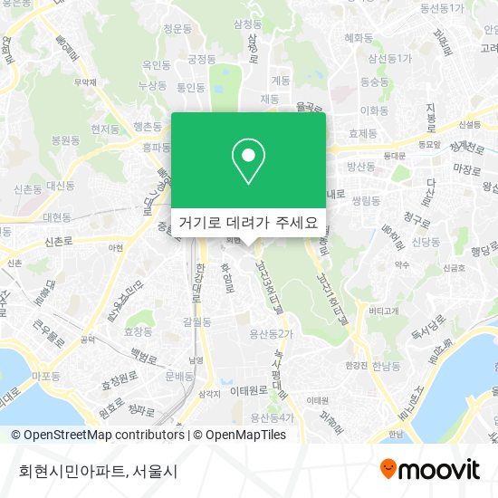 회현시민아파트 지도