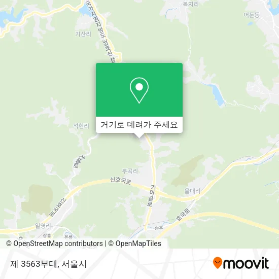 제 3563부대 지도