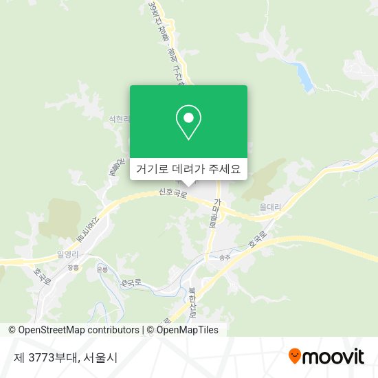 제 3773부대 지도