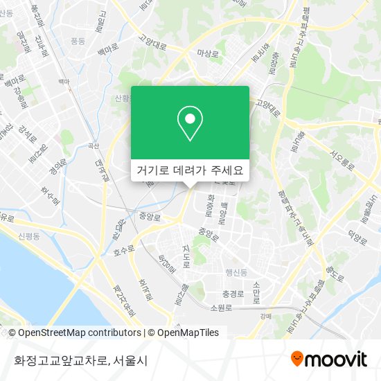 화정고교앞교차로 지도