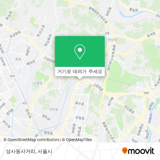 성사동사거리 지도