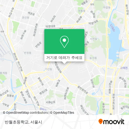 반월초등학교 지도