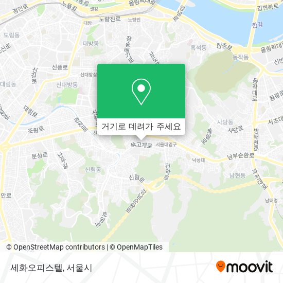 세화오피스텔 지도