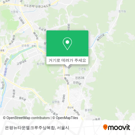 은평뉴타운엘크루주상복합 지도