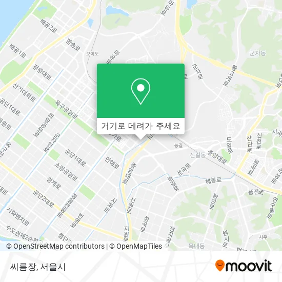 씨름장 지도