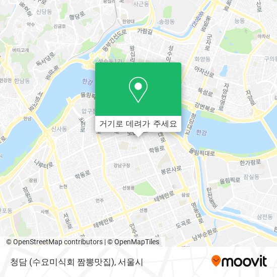 청담 (수요미식회 짬뽕맛집) 지도