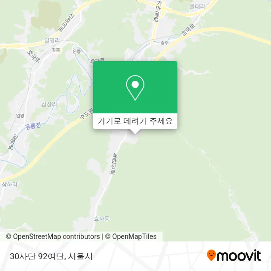 30사단 92여단 지도