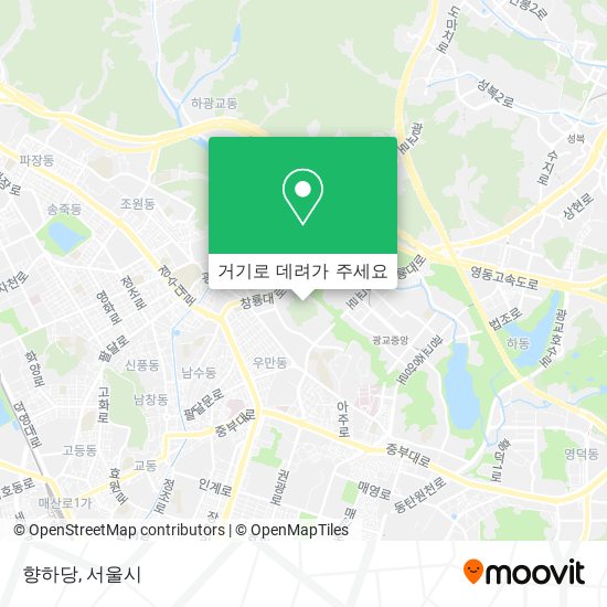 향하당 지도