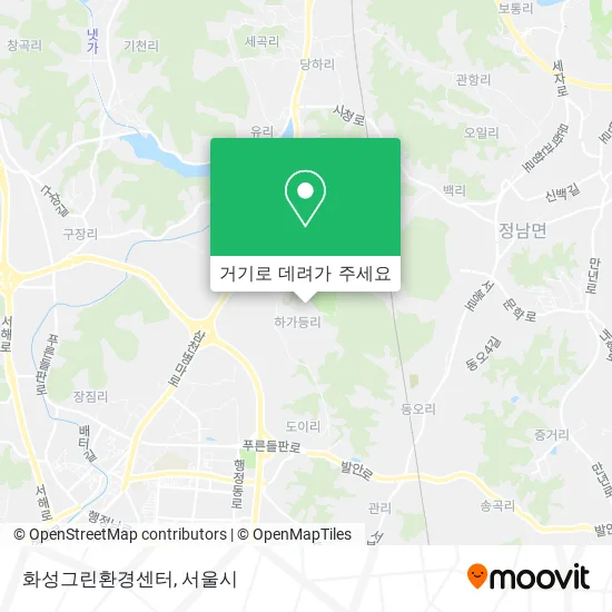 화성그린환경센터 지도