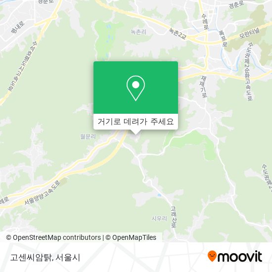 고센씨암탉 지도