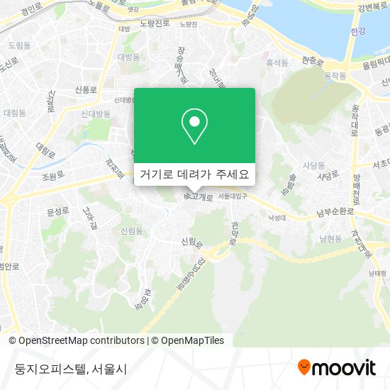 둥지오피스텔 지도