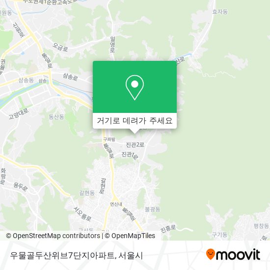 우물골두산위브7단지아파트 지도