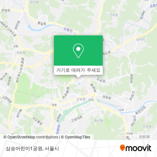 삼송어린이1공원 지도
