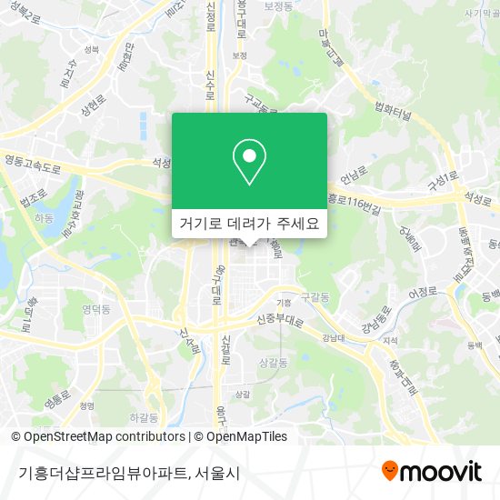 기흥더샵프라임뷰아파트 지도