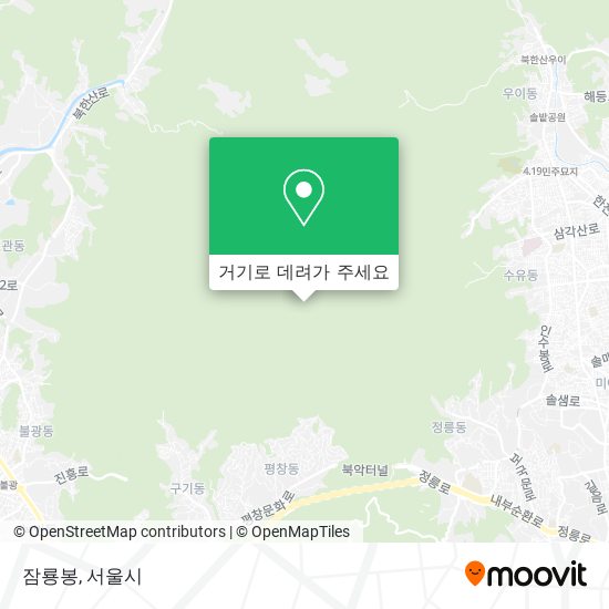 잠룡봉 지도