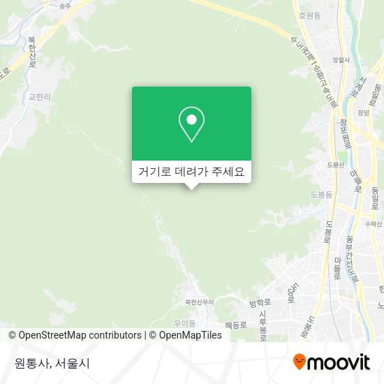 원통사 지도